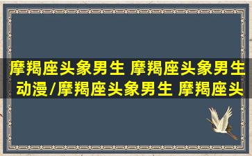 摩羯座头象男生 摩羯座头象男生动漫/摩羯座头象男生 摩羯座头象男生动漫-我的网站